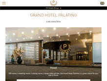 Tablet Screenshot of hotelpalatinoroma.com